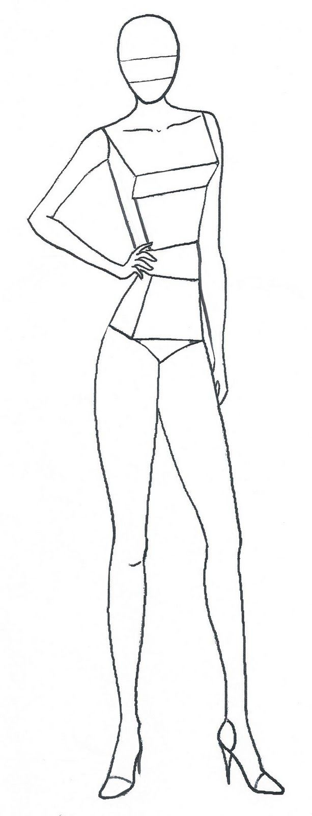 Template within Free Printable Fashion Model Templates