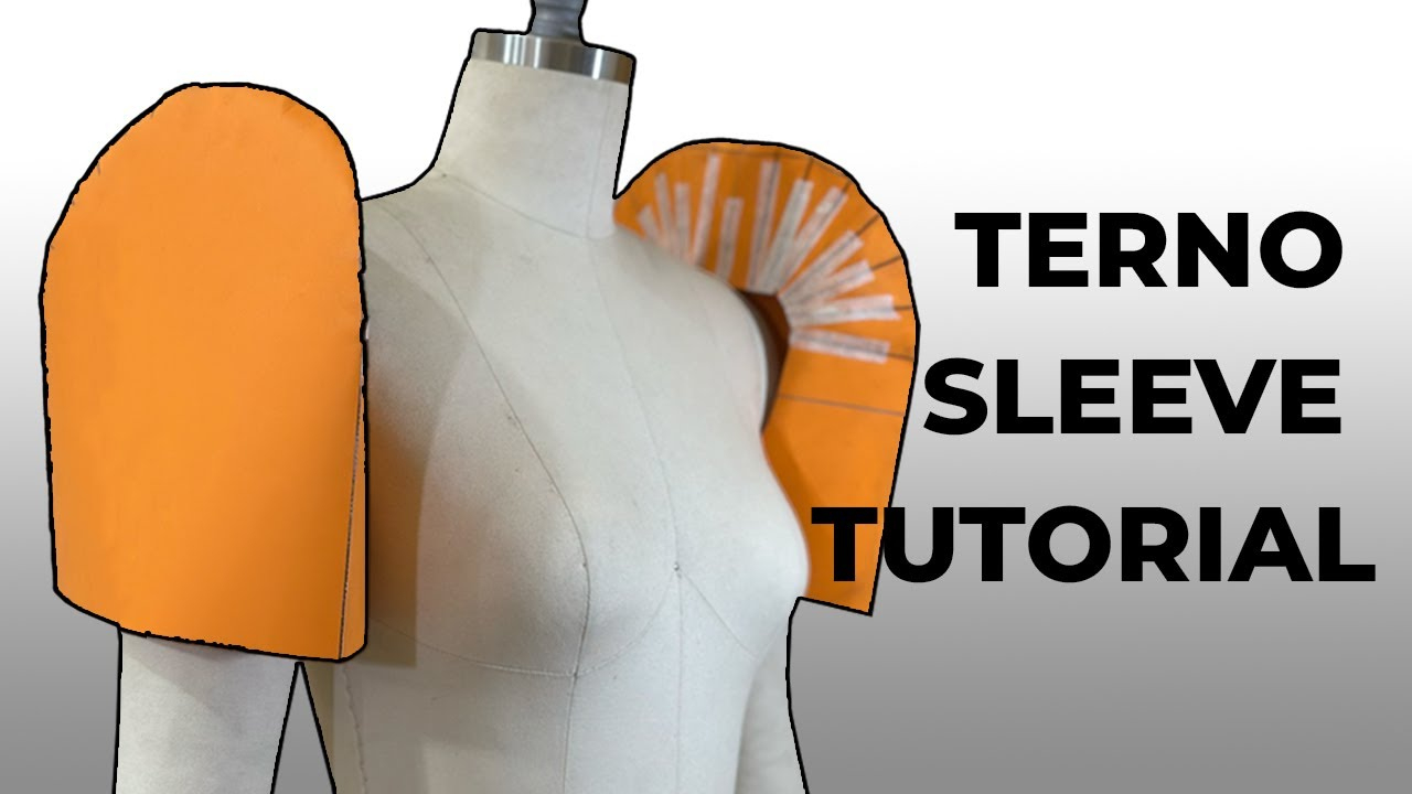Terno Or Filipiniana Sleeve Tutorial | Terno Sleeve Patternmaking | Filipiniana | La Modéliste regarding Printable Filipiniana Sleeve Pattern
