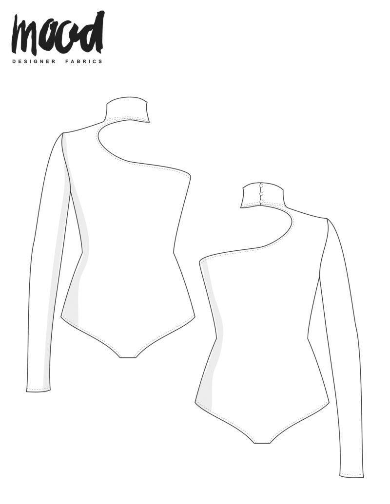 The Avens Bodysuit - Free Sewing Pattern inside Free Printable Unitard Pattern