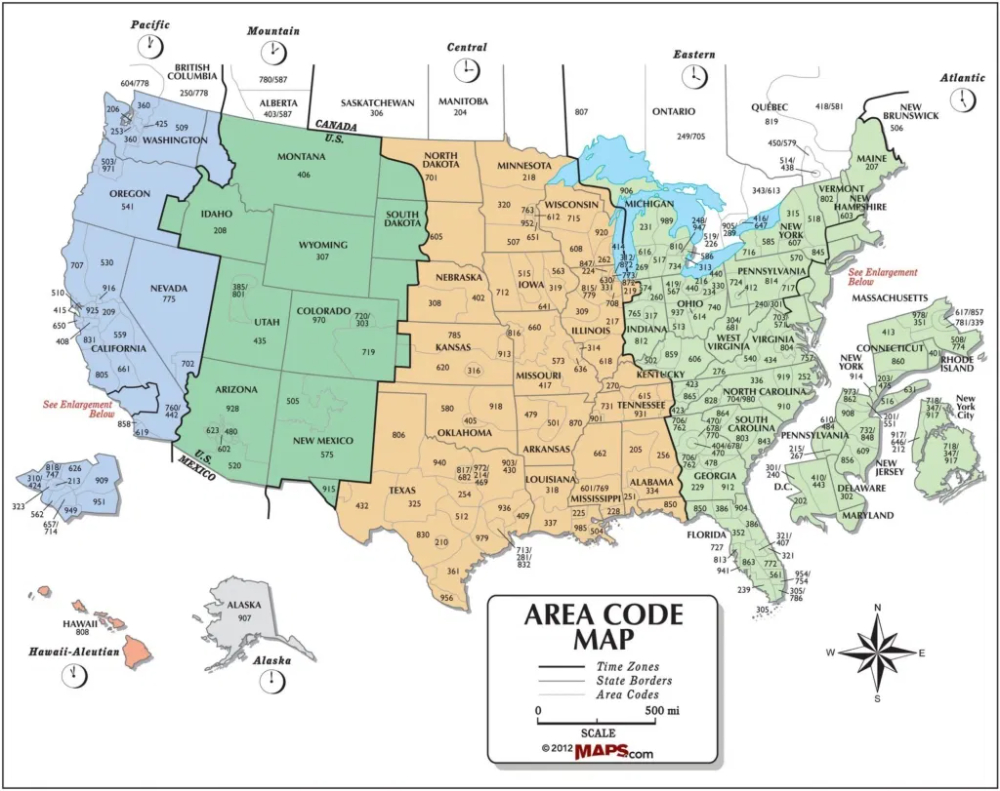 Time Zone Map Of The United States | Large Printable, Colorful in Free Printable Us Time Zone Map With State Names