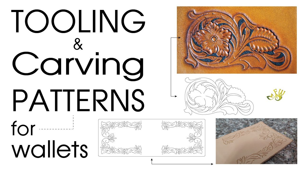 Tooling &amp;amp; Carving Patterns For Walletsfischer Workshops (Hd) pertaining to Beginner Free Printable Leather Tooling Patterns