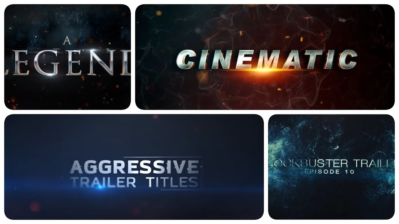 Top 10 Trailer After Effects Template 🎬💣 (After Effects Template) pertaining to Blockbuster Trailer 10 After Effects Template Free Download