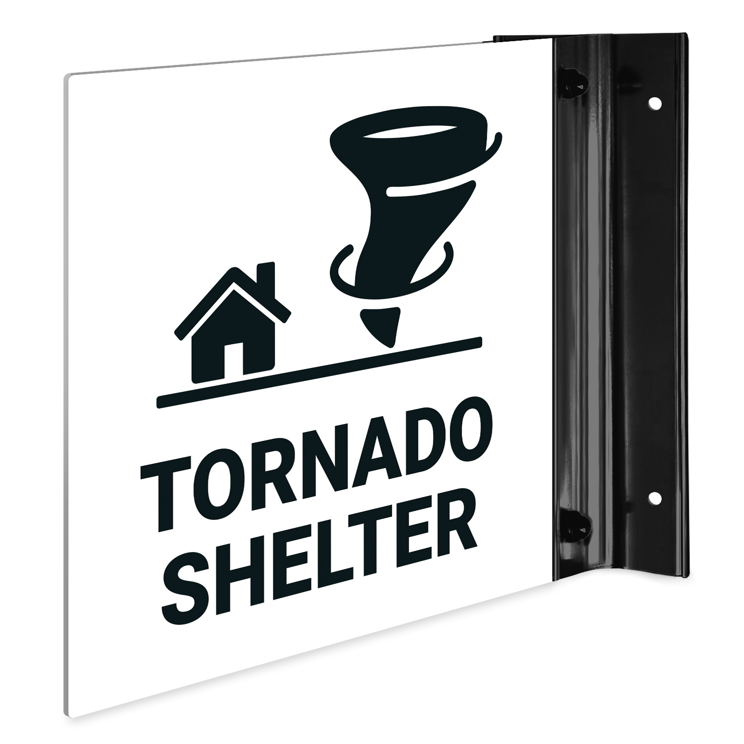 Tornado Shelter Projecting Sign, Double Sided, with regard to Free Printable Tornado Shelter Signs