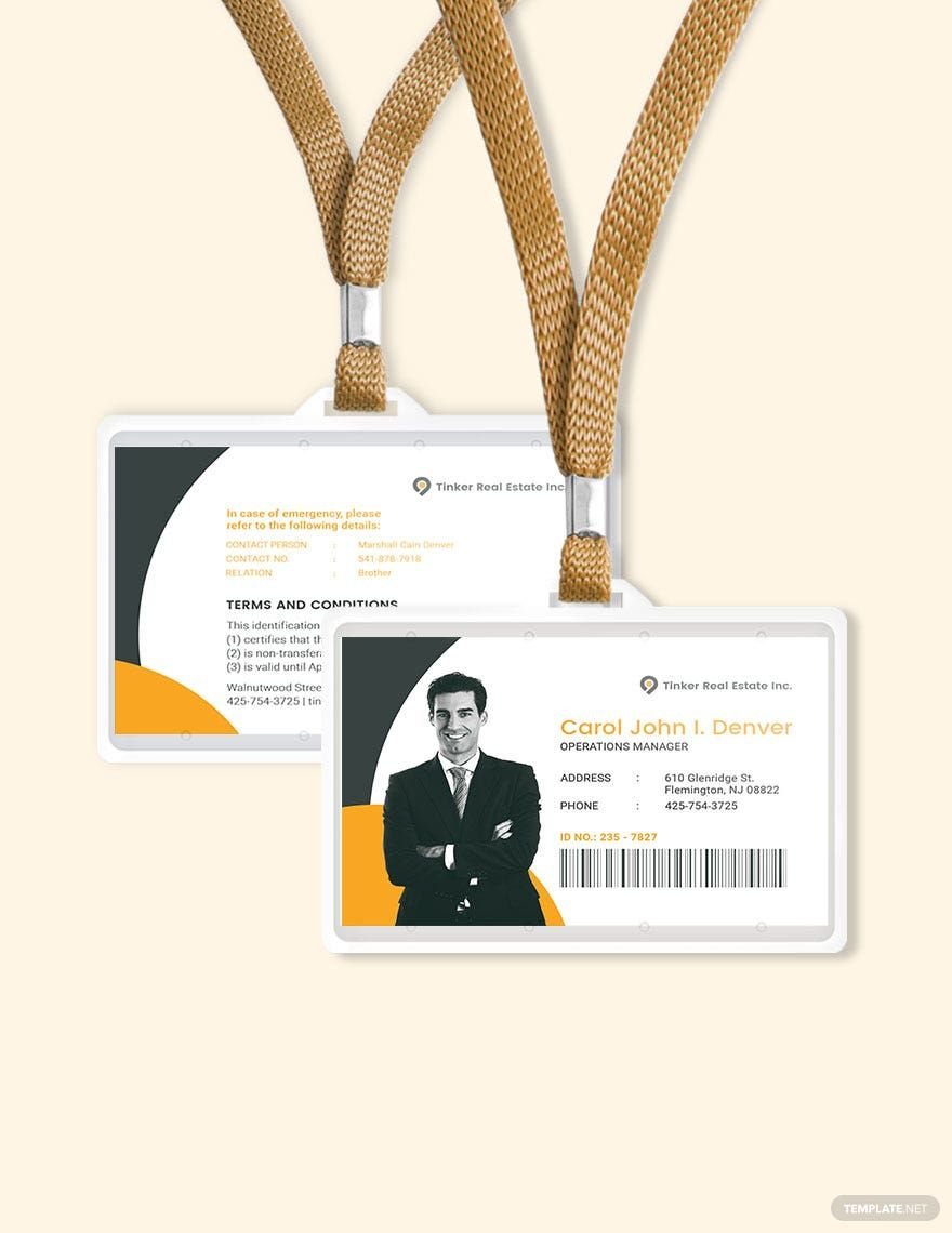 Wallet Id Card Template In Psd, Illustrator, Publisher, Word throughout Free Wallet Size Certification Card Template