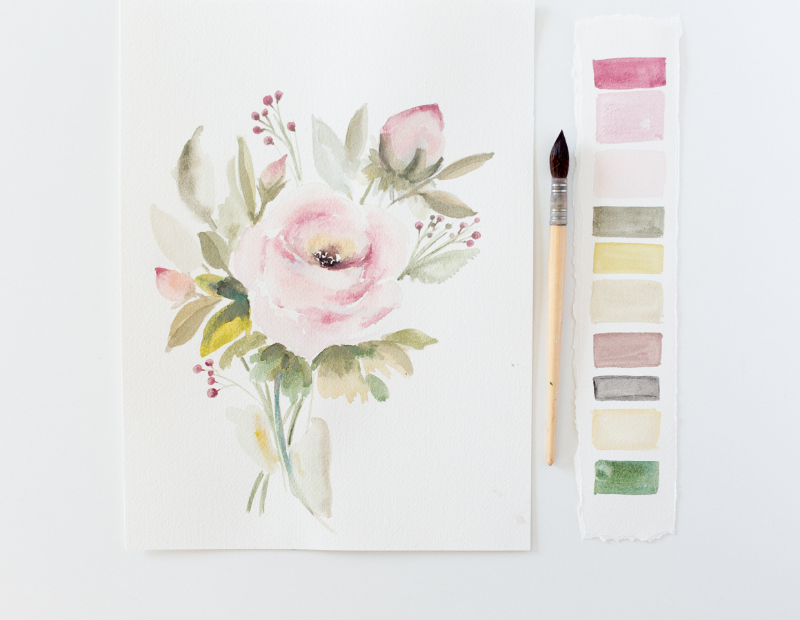 Watercolor Lessons And Free Printable in Free Printable Watercolor Pictures to Paint