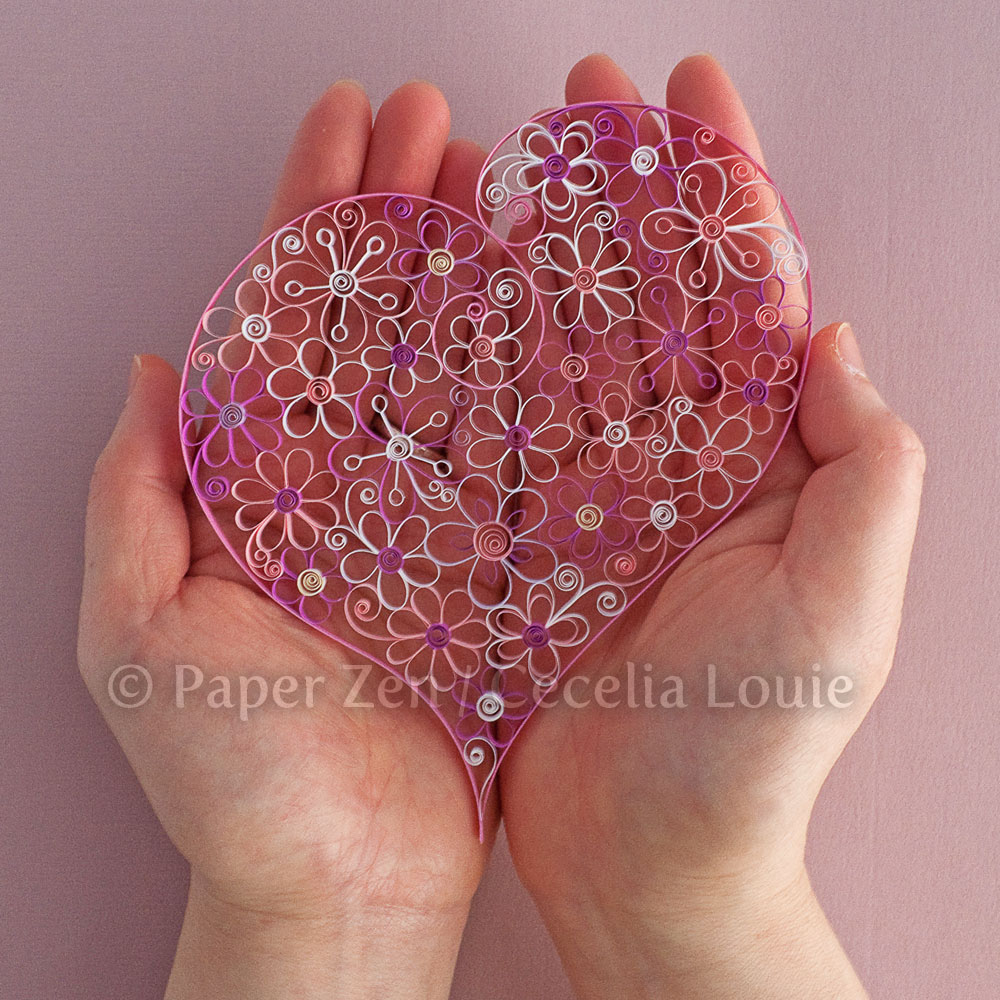 Welcome To Paper Zen ~ Cecelia Louie: Quilling Flower Pattern Update within Free Printable Paper Quilling Patterns