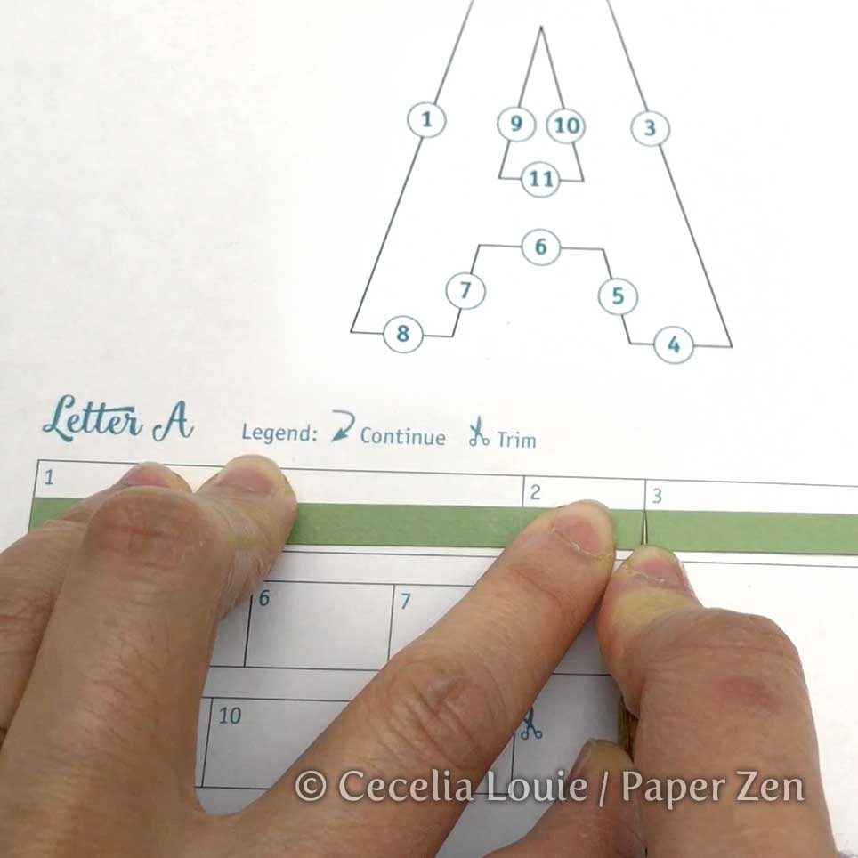 Welcome To Paper Zen ~ Cecelia Louie: Quilling Letters E-Book, 26 within Alphabet Free Printable Quilling Patterns