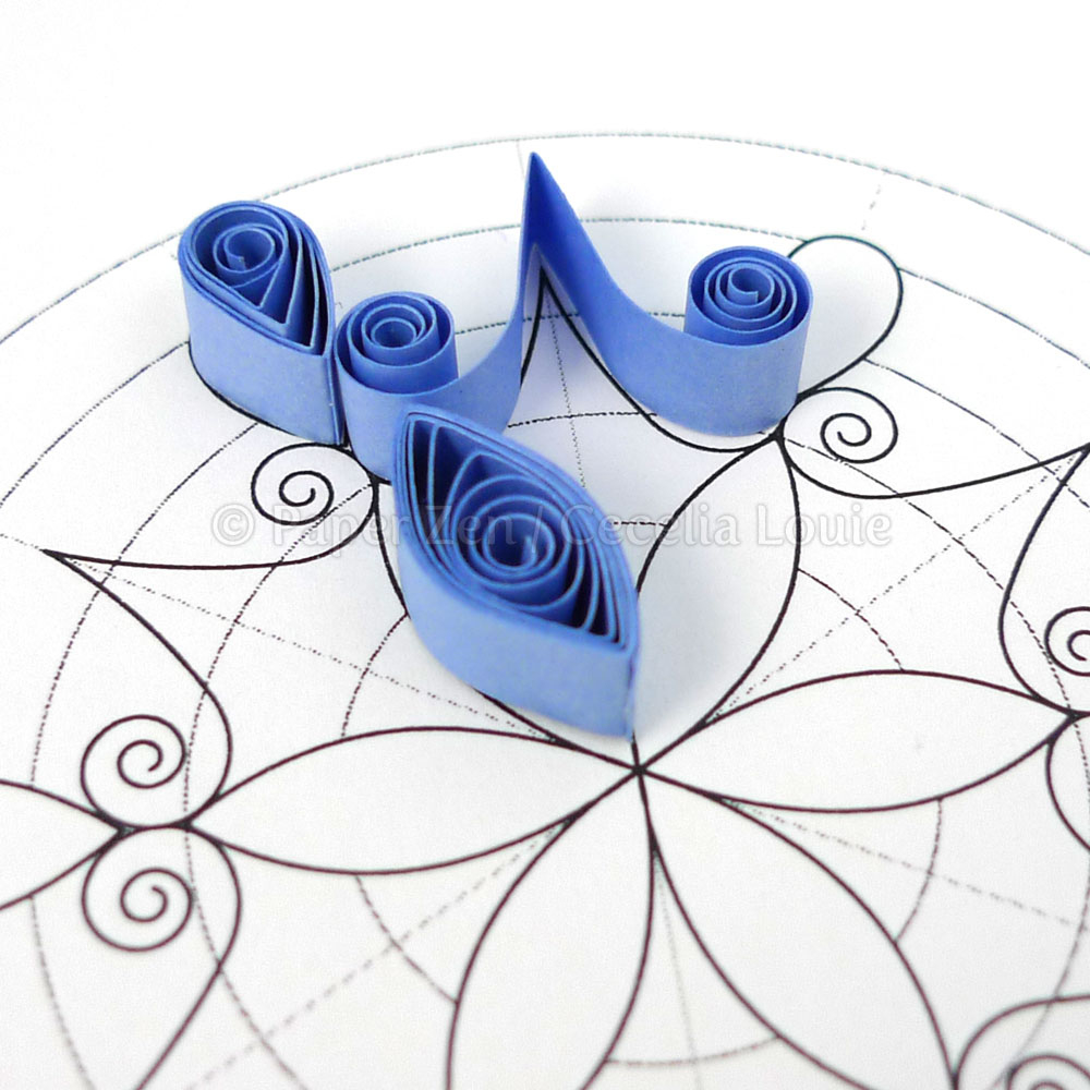 Welcome To Paper Zen ~ Cecelia Louie: Quilling Snowflake Pattern regarding Free Printable Paper Quilling Patterns