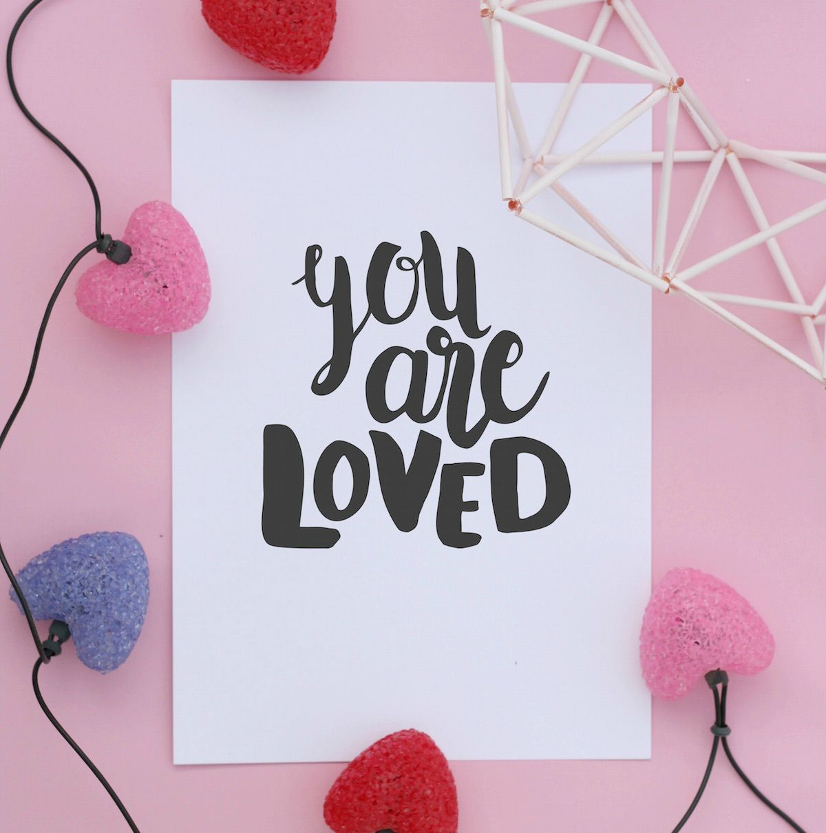 You Are Loved Free Print - Pure Sweet Joy throughout You Are Loved Free Printable