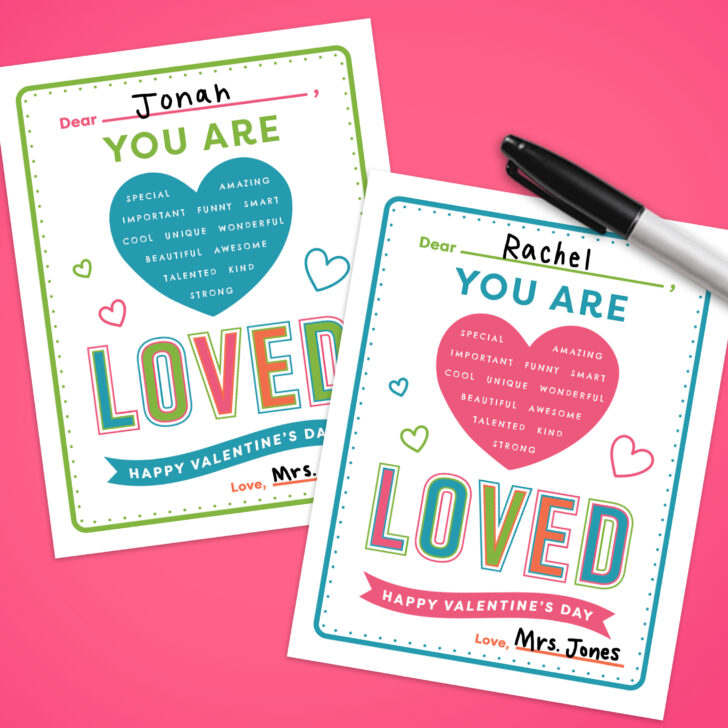 You Are Loved Free Printable