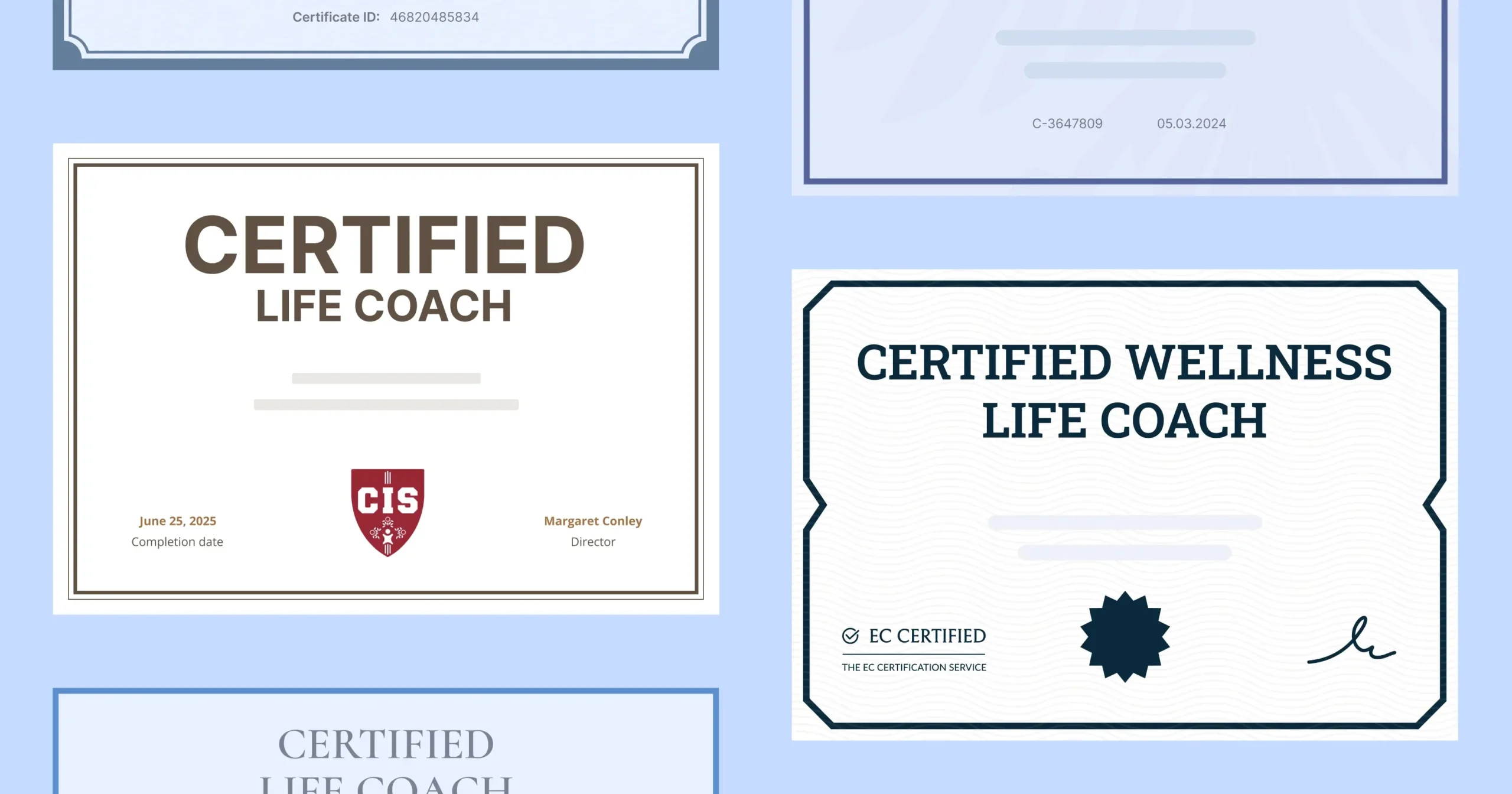 15 Free Life Coaching Certificate Templates throughout Free Life Coaching Templates