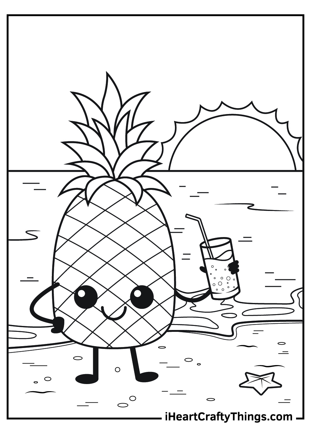 15 Pineapple Coloring Pages (100% Free Printables) within Free Printable Pineapple Pictures