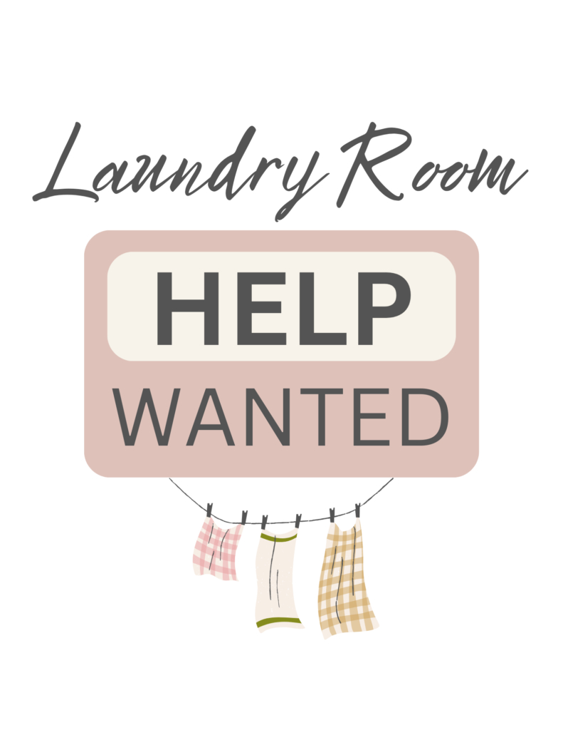 16 Free Printable Laundry Signs: Easy Laundry Room Upgrade with Free Laundry Sign Printables