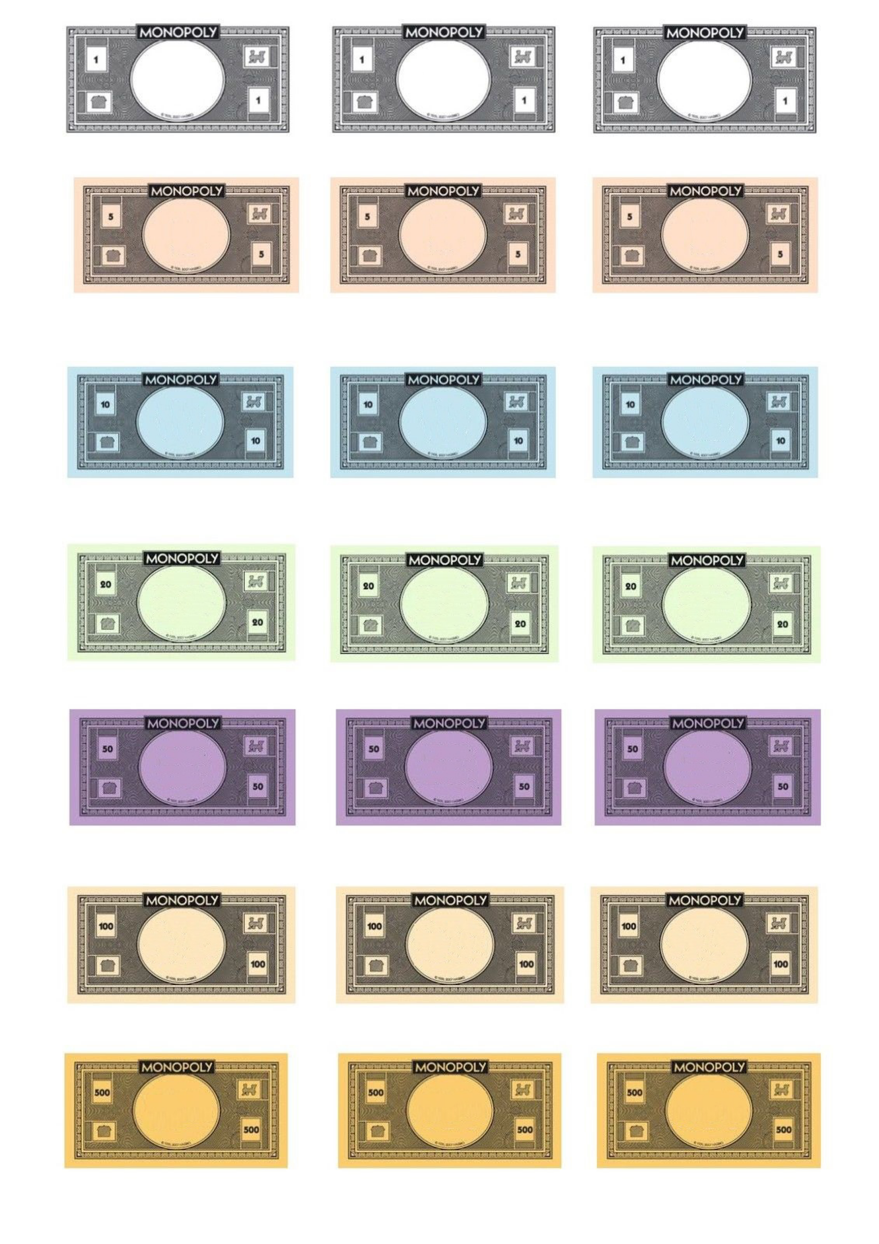 17 Spielgeld Momopoly Und Spielgeld Ideen, Die Du Dir Heute Merken with Free Printable Monopoly Money