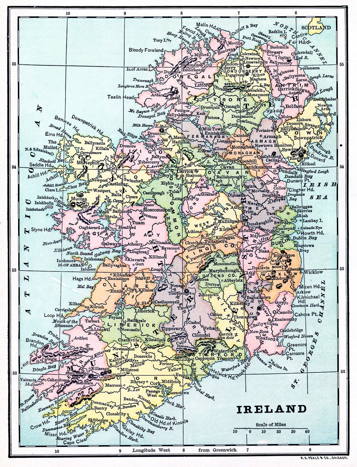 19 Free Printable Maps! - The Graphics Fairy intended for Map Of Ireland Printable Free