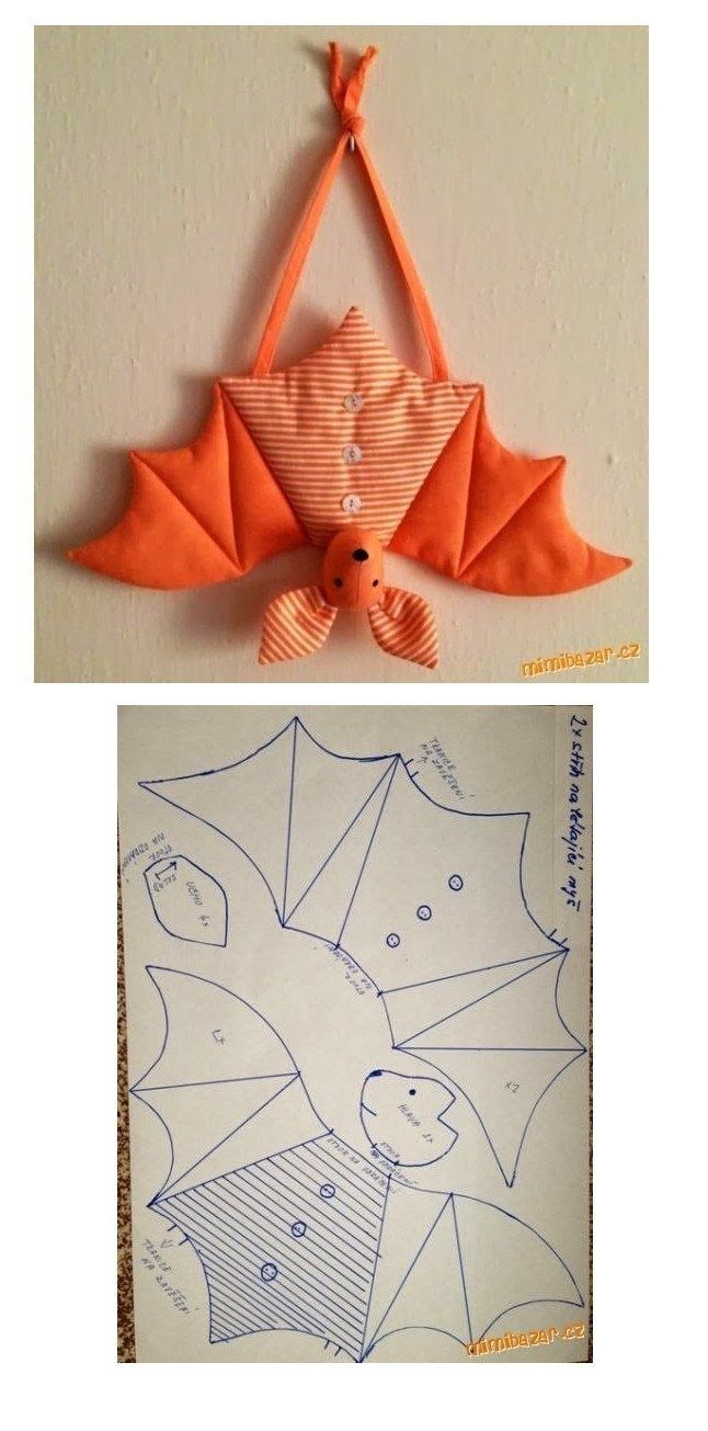23+ Brilliant Picture Of Halloween Sewing Patterns regarding Free Printable Bat Sewing Pattern