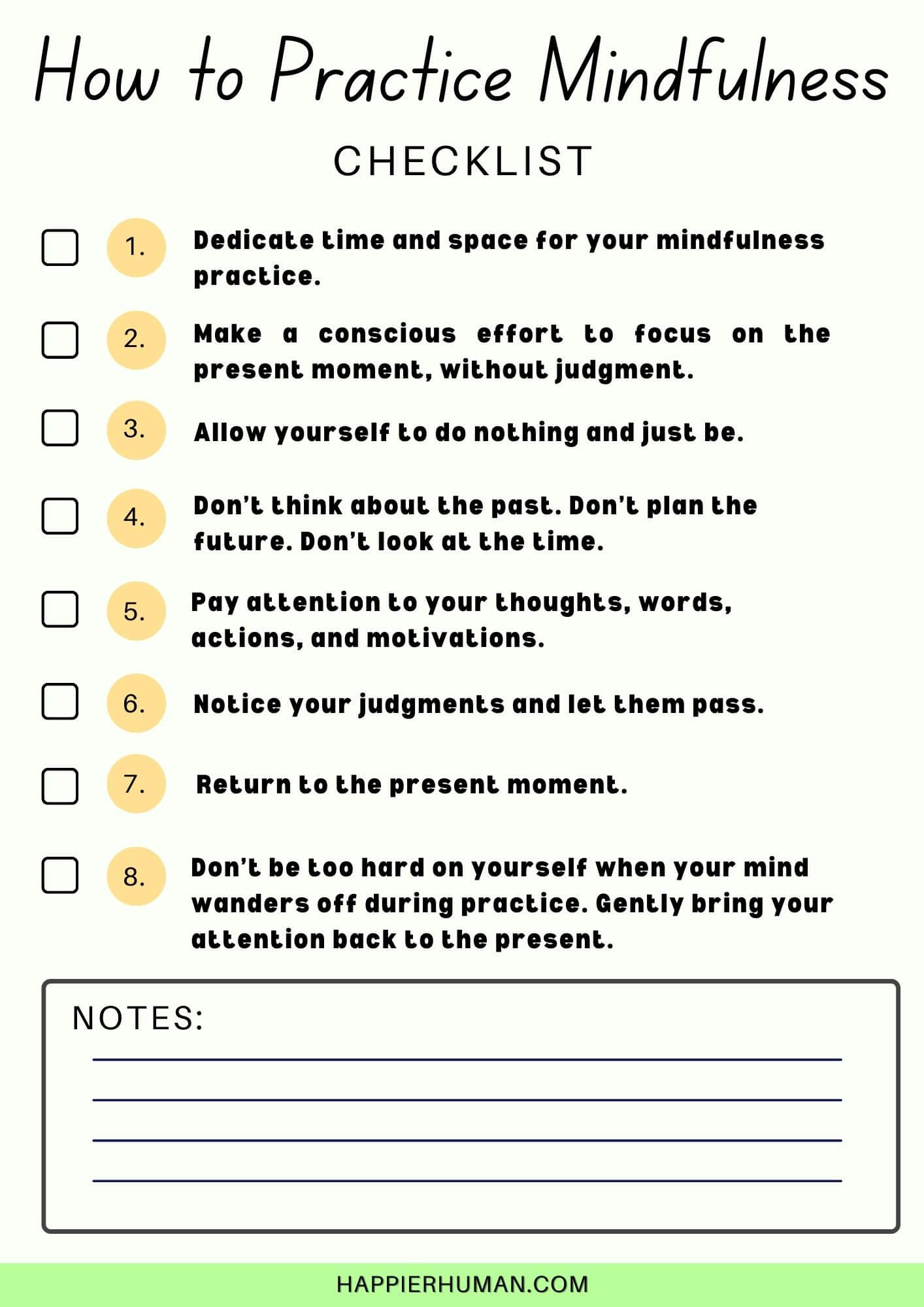 23 Printable Mindfulness Worksheets For Adults In 2024 - Happier Human with regard to Free Mindfulness Printables