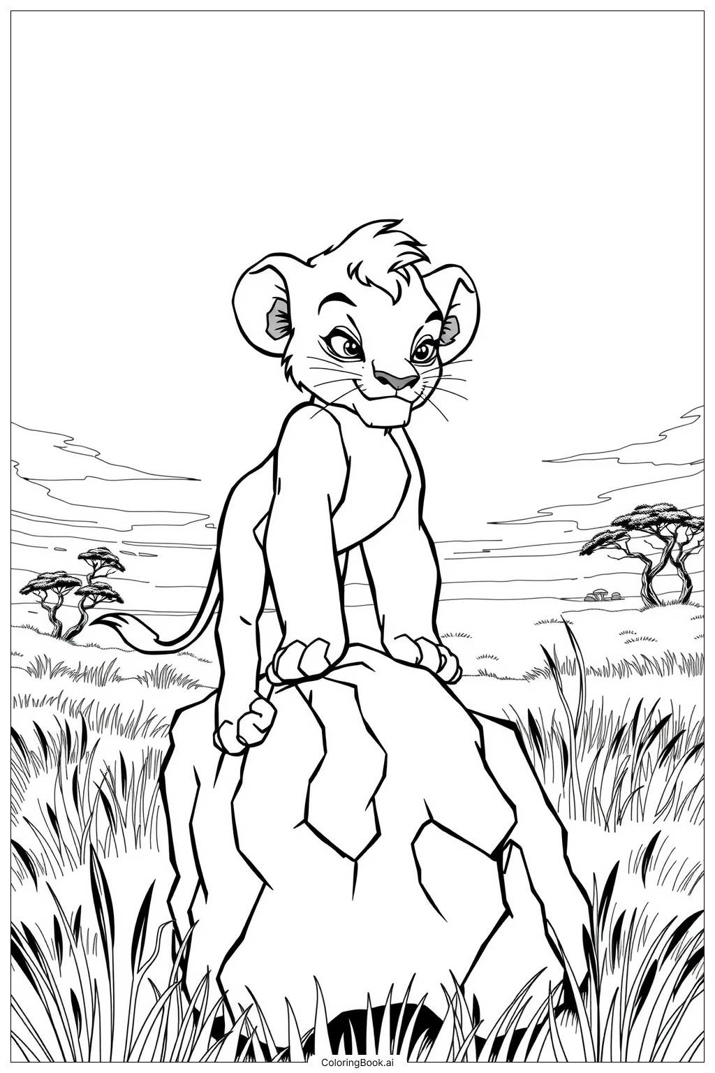 36 Lion King Coloring Pages (Free Pdf &amp;amp; Png Printables) within Free Printable Lion King Images