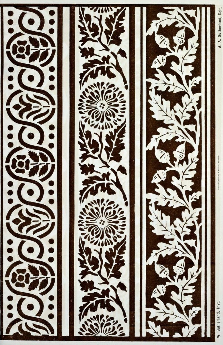 40 Classic Vintage Stencil Designs You Can Download &amp;amp; Use - Click regarding Free Printable Victorian Stencils