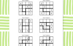 4X4 Jigsaw Sudoku Puzzles | Math = Love within Free Printable Jigsaw Sudoku