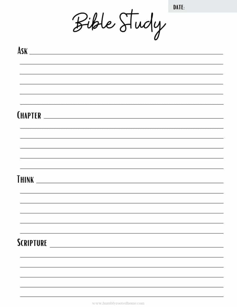 5 Free Printable Bible Study Worksheets For Christian Women! with Free Printable Bible Worksheets For Adults