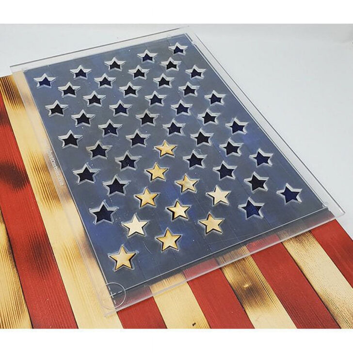 Printable Star Stencil For American Flag