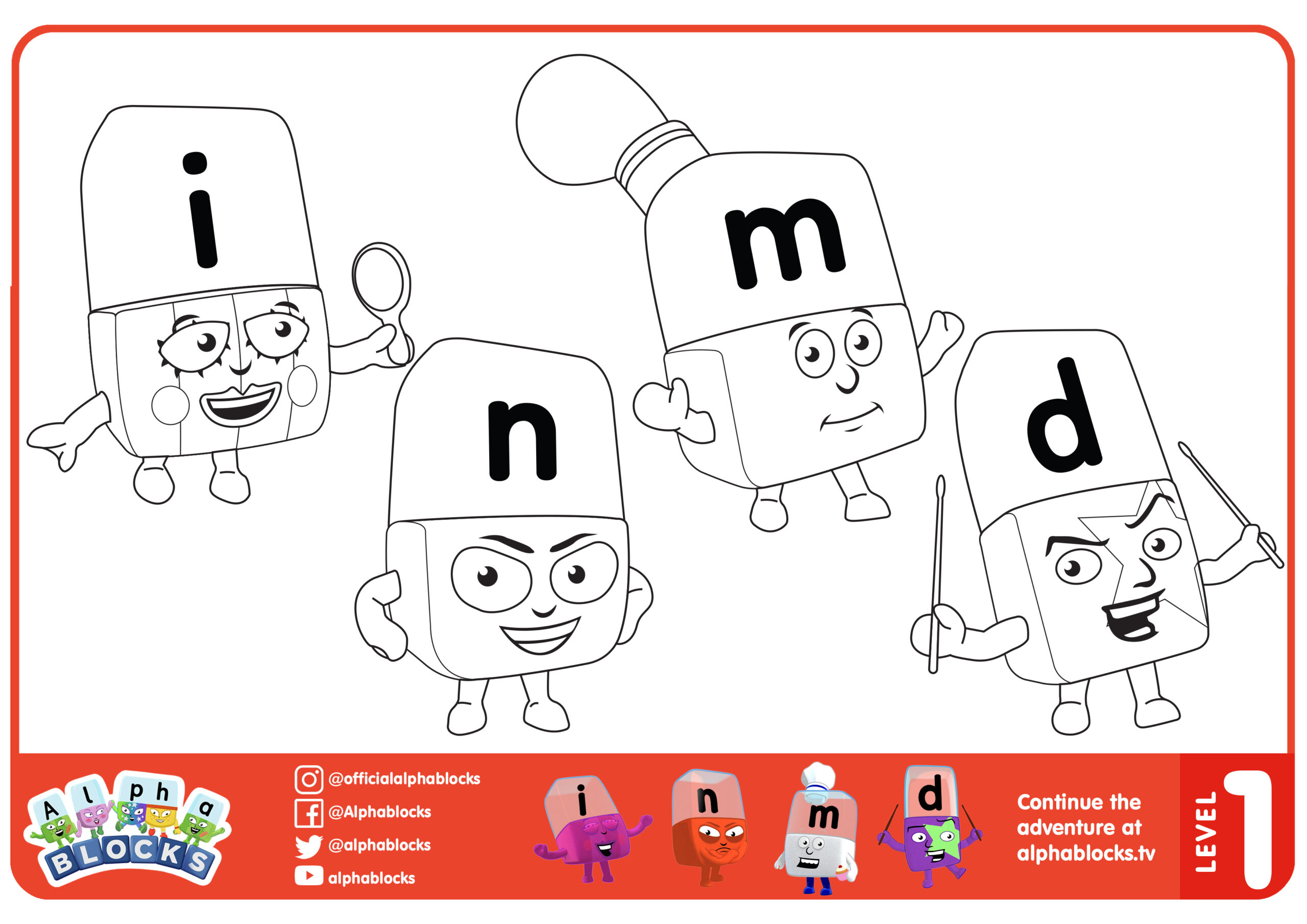 Alphablocks | Activities | Level 1 intended for Alphablocks Free Printables