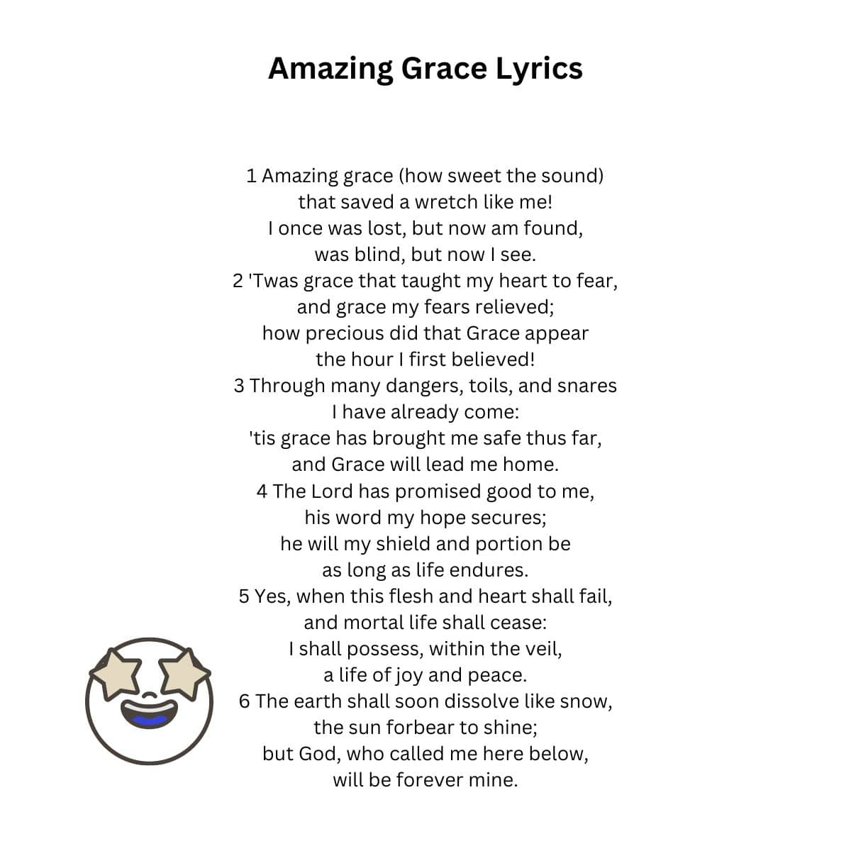 Amazing Grace: Lyrics, Pictures, Origin And More within Free Printable Lyrics To Amazing Grace