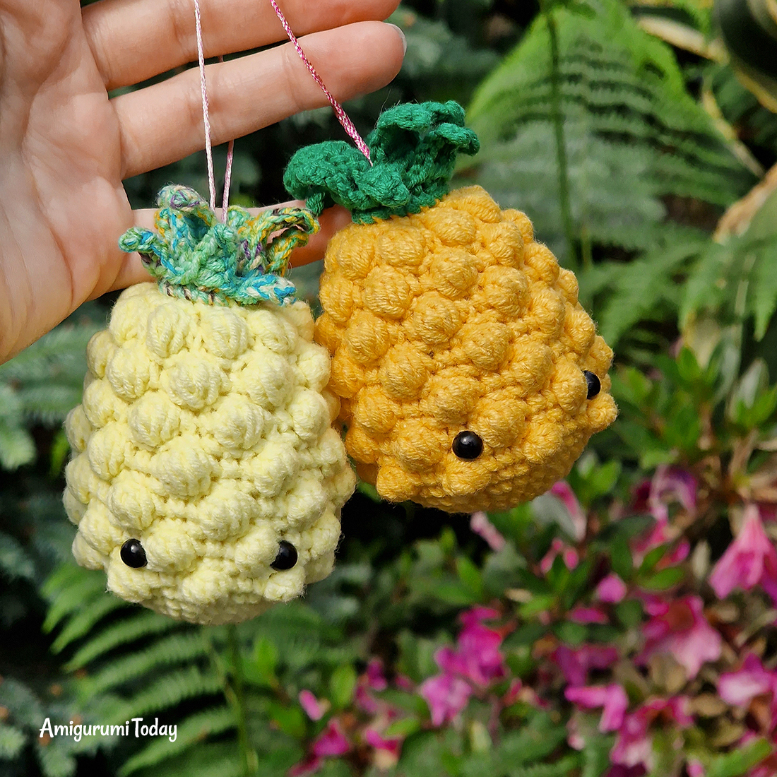 Amigurumi Pineapple Keychain Crochet Pattern - Amigurumi Today inside Free And Printable Crochet Pineapple Patterns