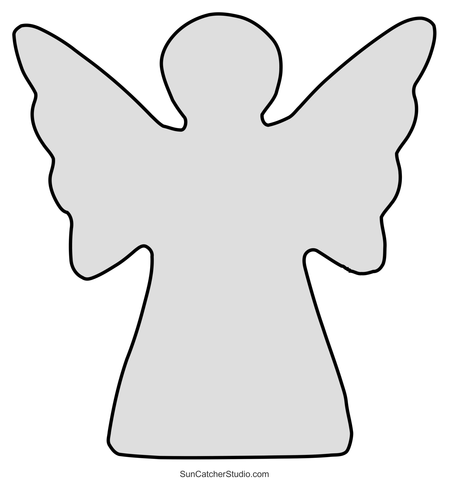 Angel Templates And Stencils (Free Printable Patterns) – Free in Free Printable Wooden Angel Patterns