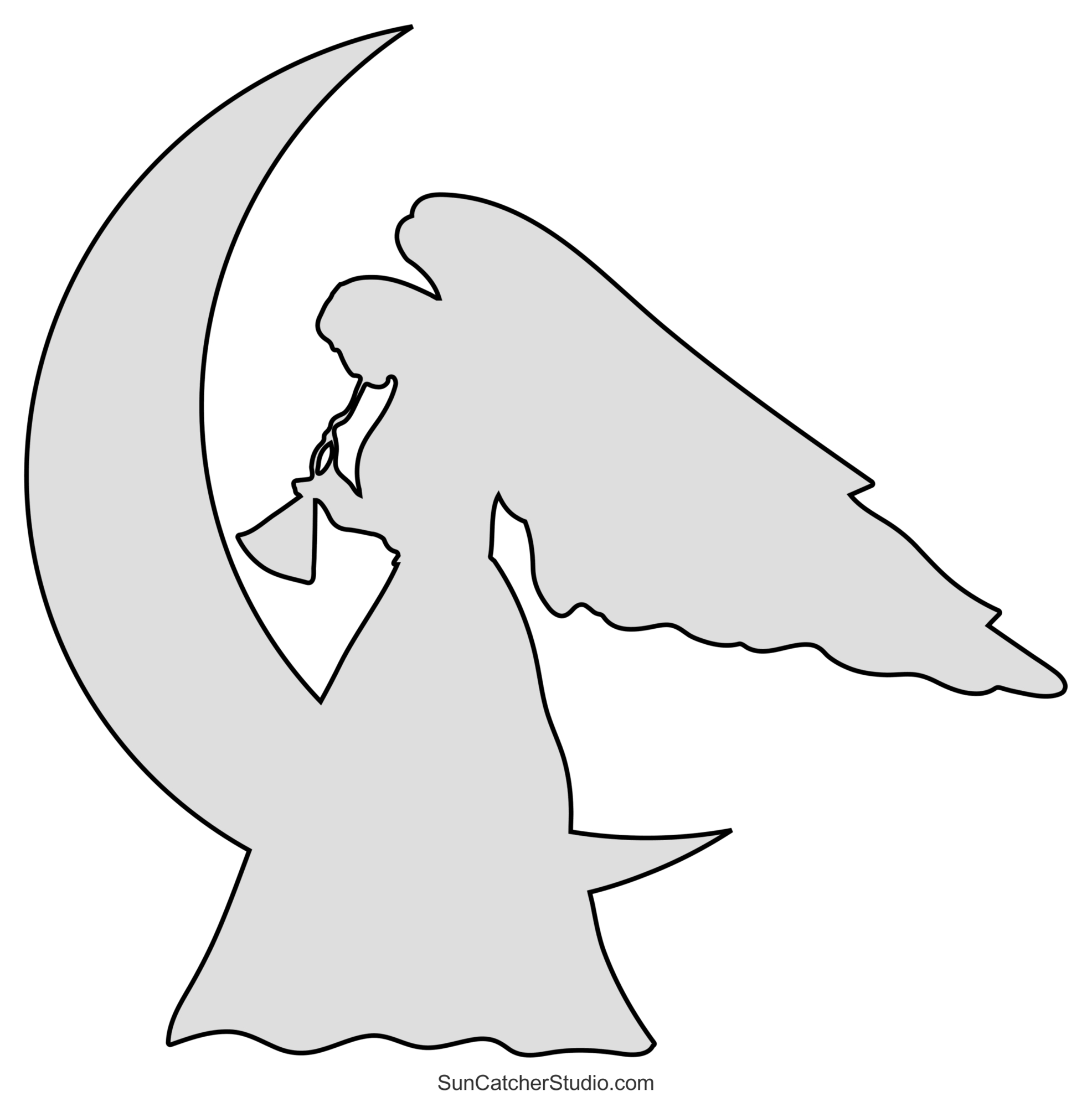 Angel Templates And Stencils (Free Printable Patterns) – Free with regard to Free Printable Wooden Angel Patterns