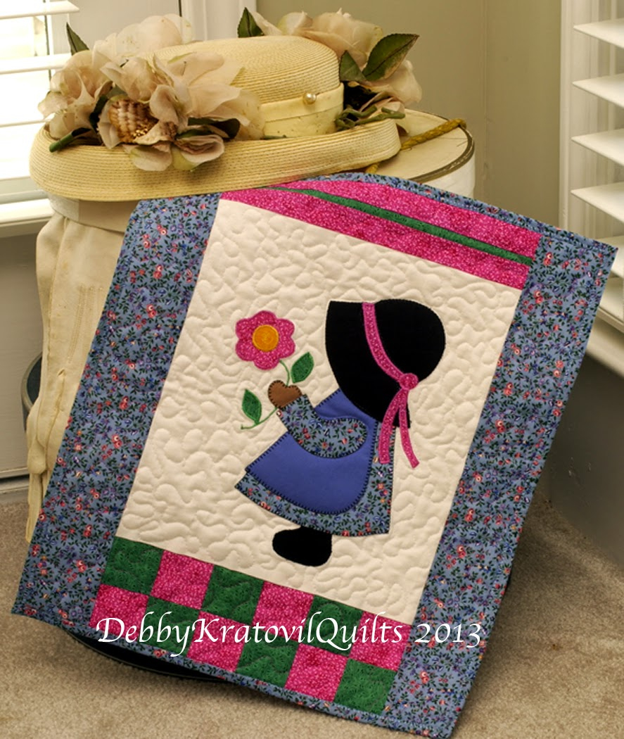 Applique Patterns Digital Pdf Quilt Pattern/Sunbonnet Sue And intended for Free Printable Sunbonnet Sue Quilt Patterns