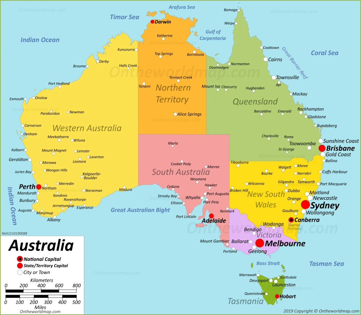 Australia Map | Detailed Maps Of Australia regarding Free Printable Map Of Australia With States