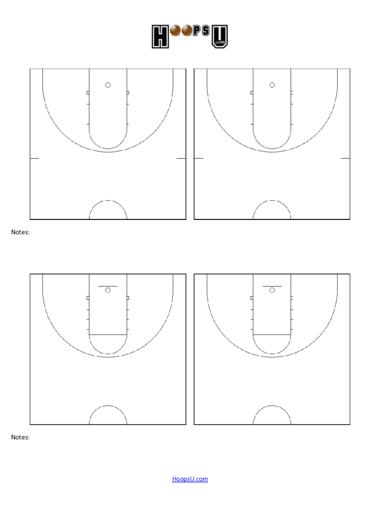 Basketball Court Diagrams Form - Fill Online, Printable, Fillable within Free Printable Basketball Court Diagrams