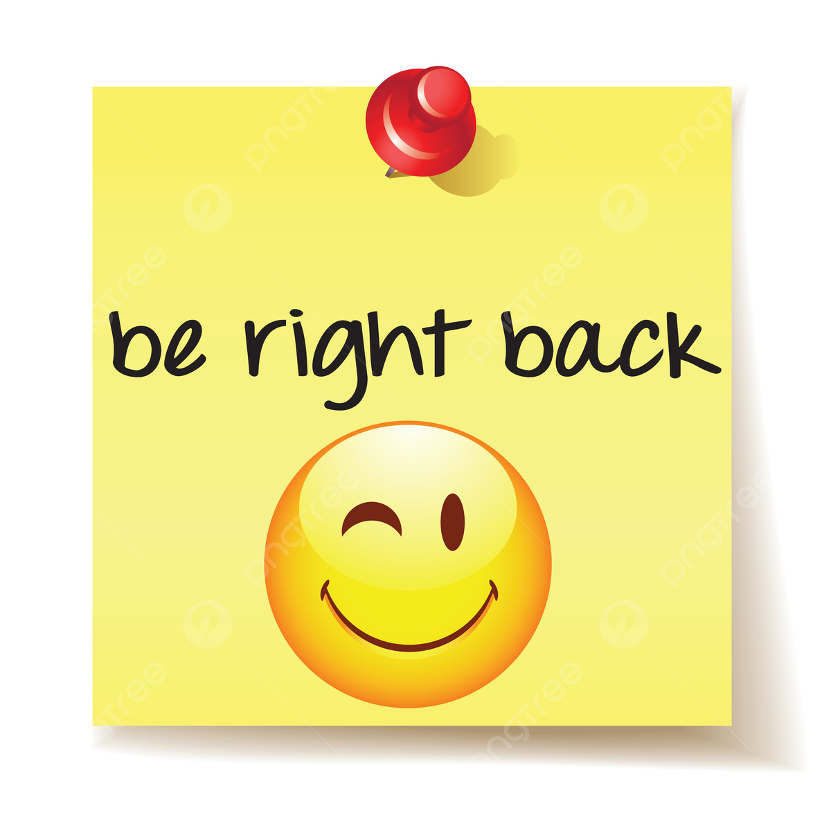 Be Right Back Shadow Reminder Sign Photo Background And Picture inside Free Printable Be Right Back Signs