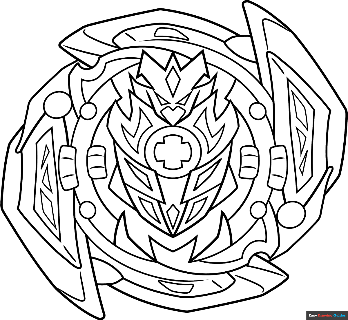 Beyblade Coloring Page | Easy Drawing Guides throughout Free Beyblade Printables