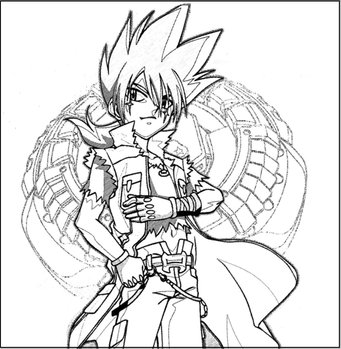 Beyblade Coloring Page To Download - Beyblade Coloring Pages in Free Beyblade Printables