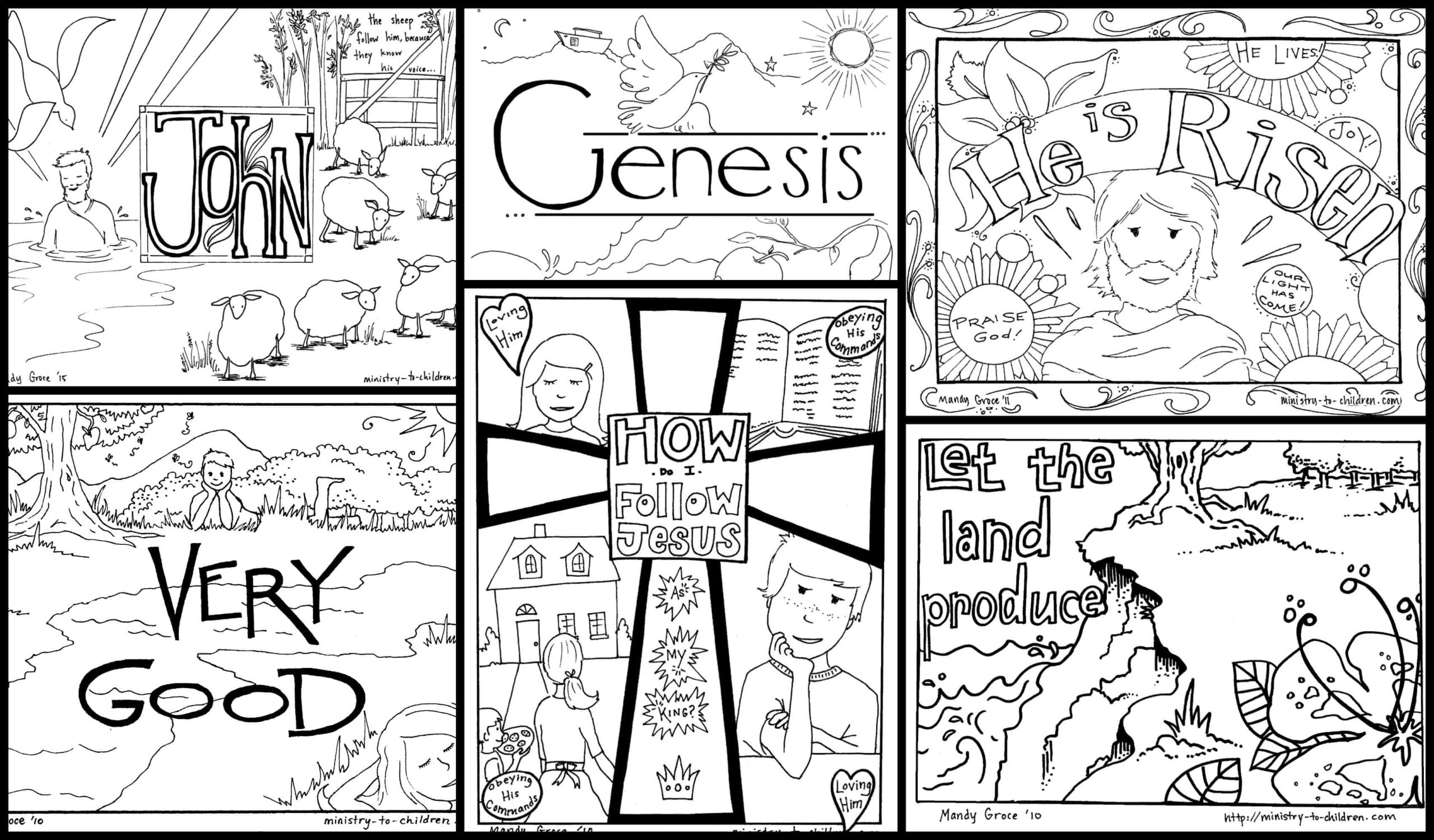 Bible Coloring Pages For Kids (Download Now) Free Christian Pdf with Free Childrens Church Printables