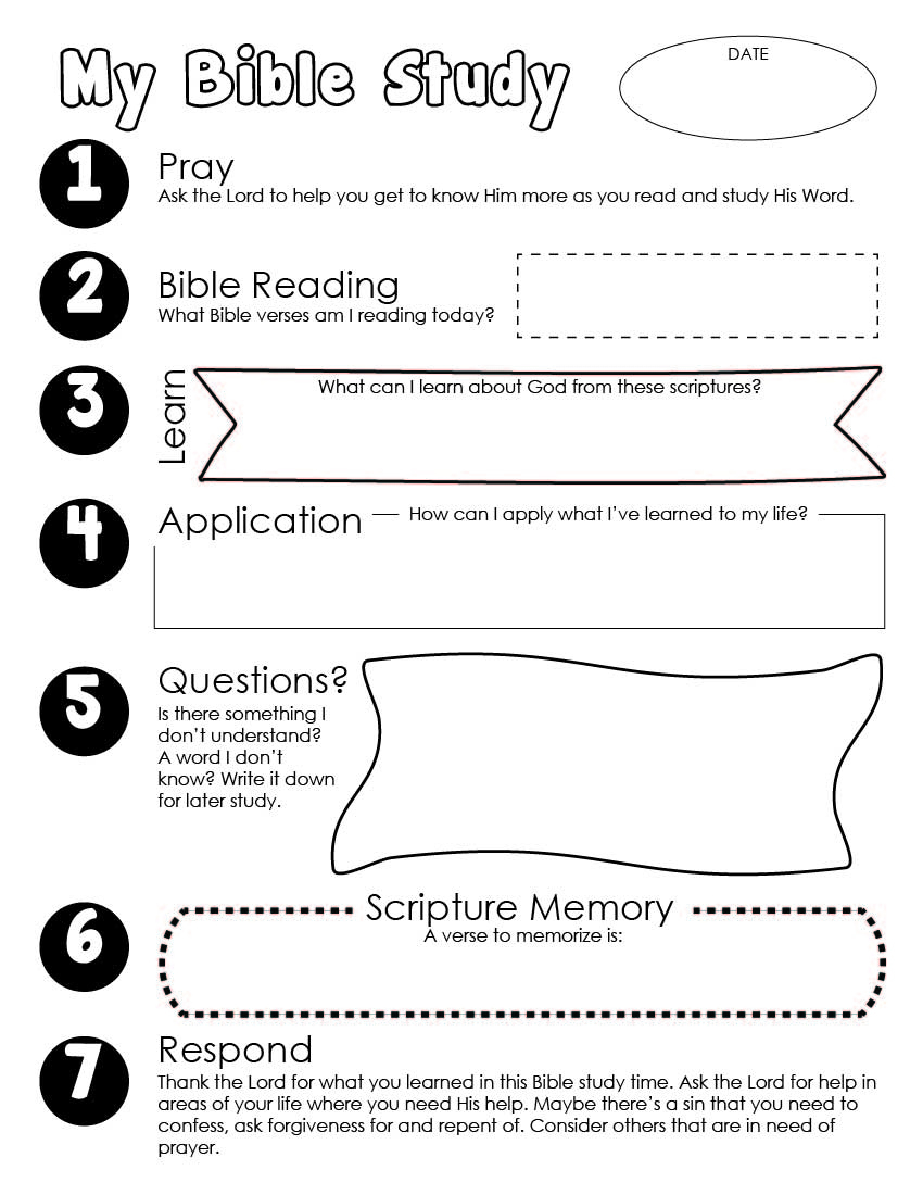 Bible Study Guide For Kids Free Printable - Wildly Anchored pertaining to Free Printable Bible Study Worksheets For Youth