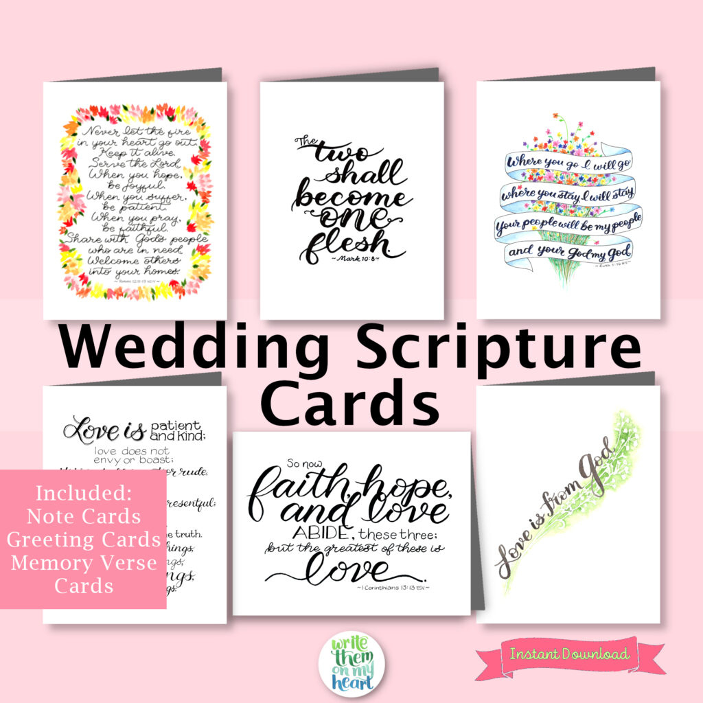 Bible Verses Free Printable Wedding Card Verses - Free Printable regarding Free Printable Wedding Card Verses