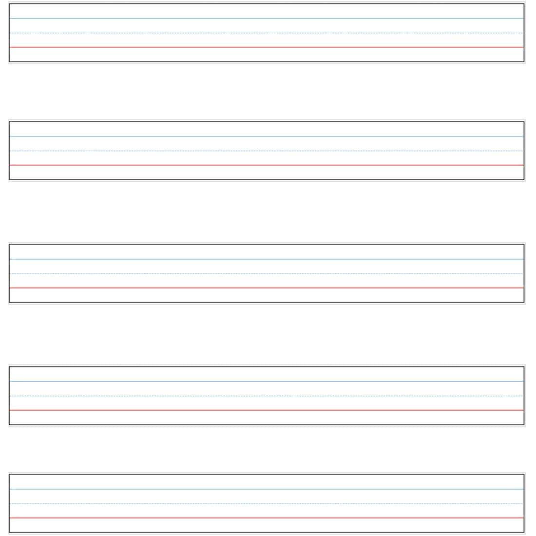 Big Magnetic Sentence Stripsashley 5-Count Package 24X3&amp;quot; intended for Free Printable Blank Sentence Strips