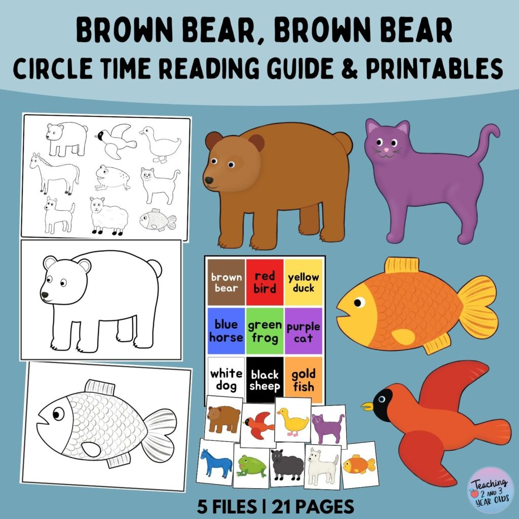 Brown Bear, Brown Bear, What Do You See Printable Book within Brown Bear Brown Bear Printables Free