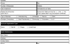 Business Loan Application Form Templates – Free Report Templates regarding Free Standard Credit Application Template