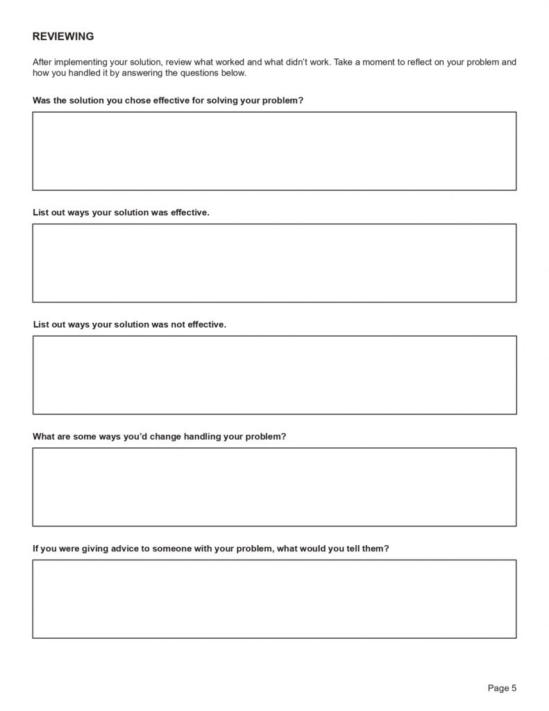 Cbt Problem Solving Worksheet (Editable, Fillable, Printable Pdf with Free Printable Problem Solving Worksheets For Adults