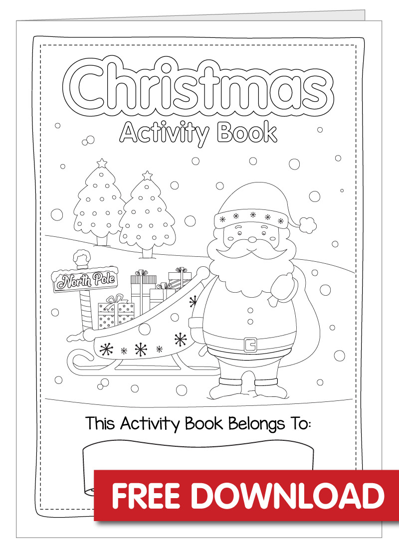 Christmas Activity Book Archives - Bright Star Kids pertaining to Free Activity Book Printable