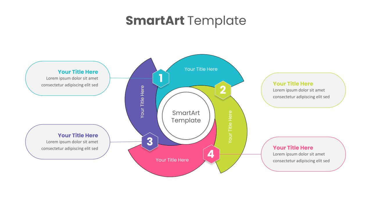 Circular Process Smartart Template regarding Free Powerpoint Smartart Process Templates
