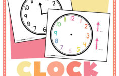 Clock Template (Free Printables) – Superstar Worksheets inside Free Printable Clock Hands