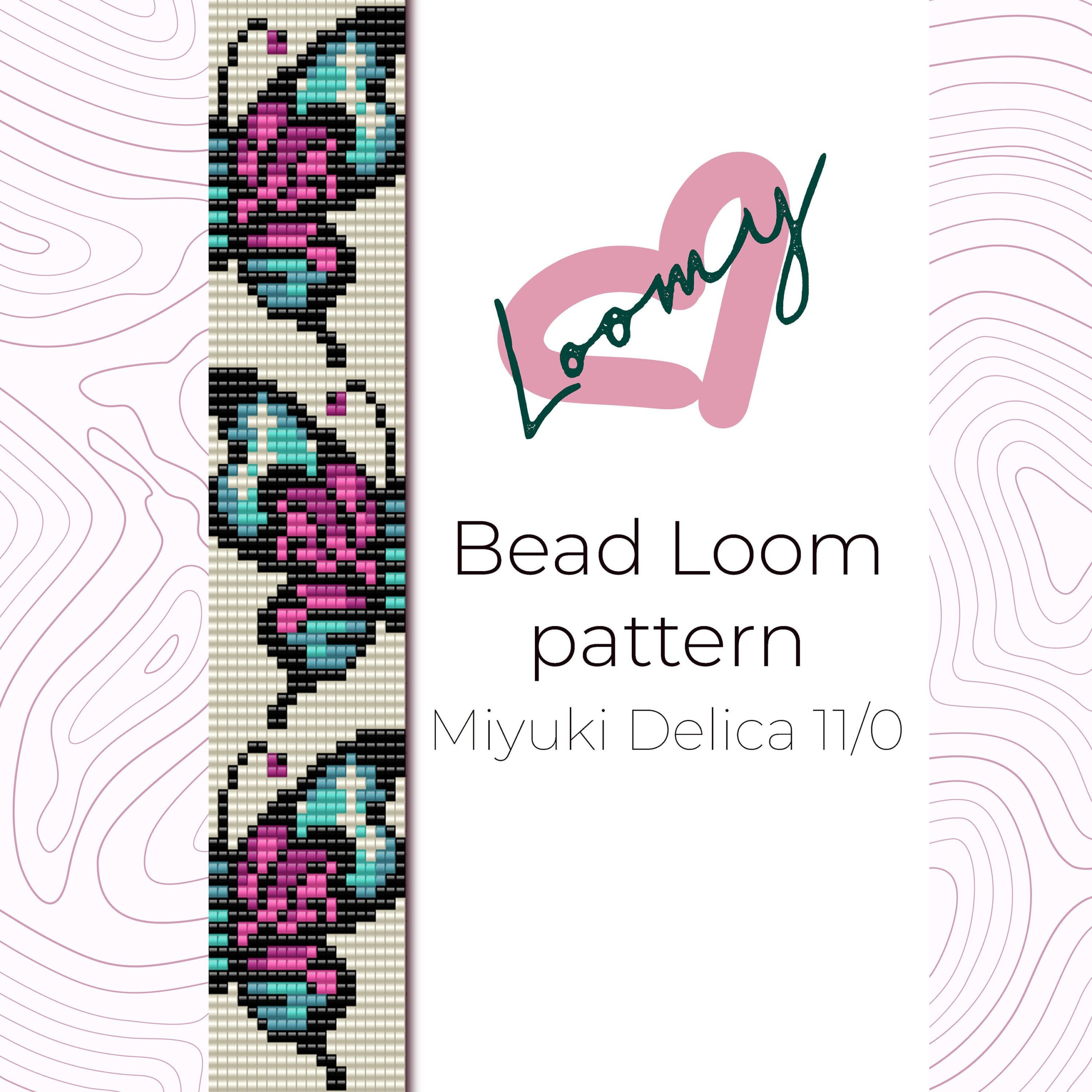 Coloful Dragonflies - Bead Loom Pattern - Loom Bracelet Pattern inside Free Dragonfly Loom Pattern Printable
