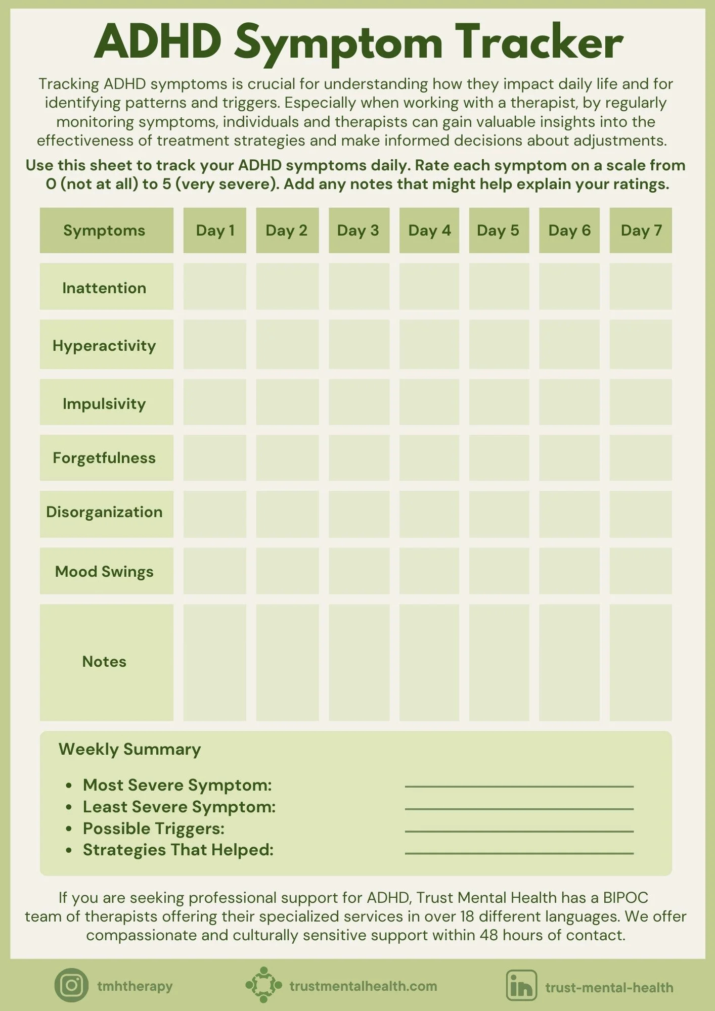 Coping Strategies Worksheets | Trust Mental Health with Free Printable Coping Skills Worksheets For Adults
