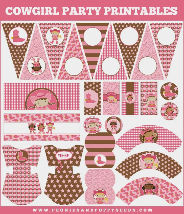 Cowgirl Free Printables